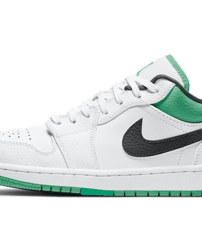 air jordan 1 low white lucky green black 553558-129 shoes ireland